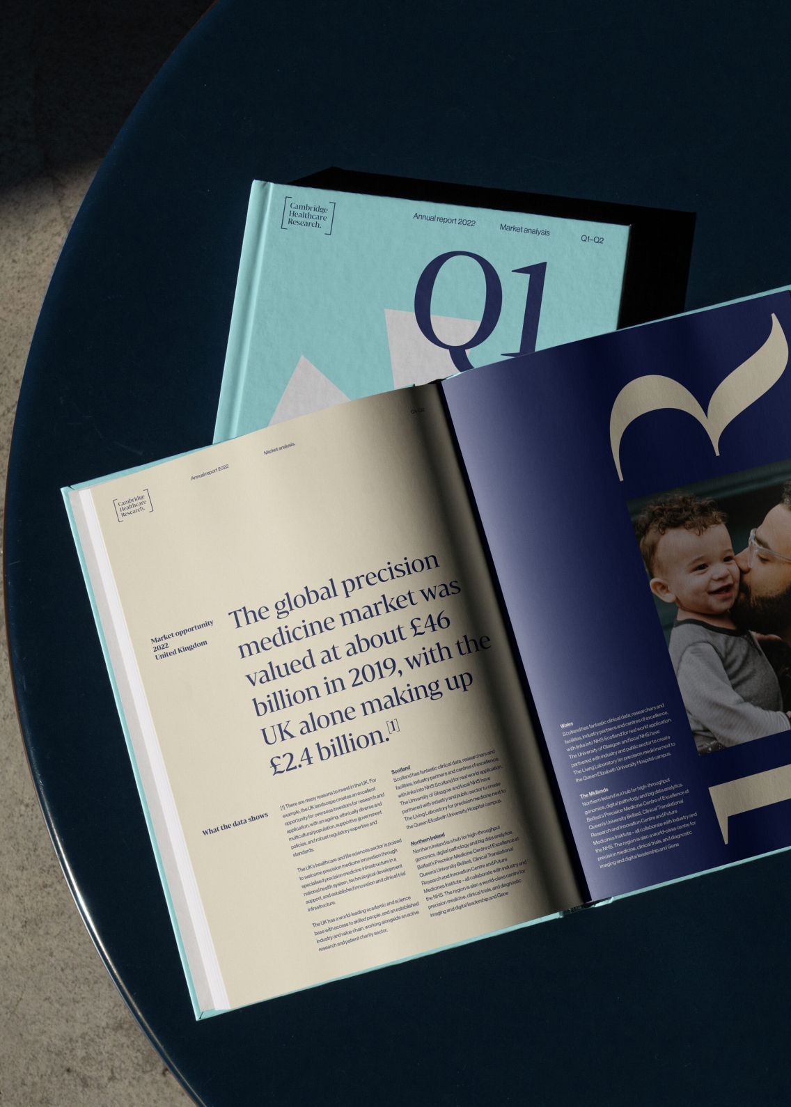 A quarterly annual report open to one of their research articles. The global precision medicine market was valued at about &pound;46 billion in 2019, with the UK along making up &pound;2.4 billion.