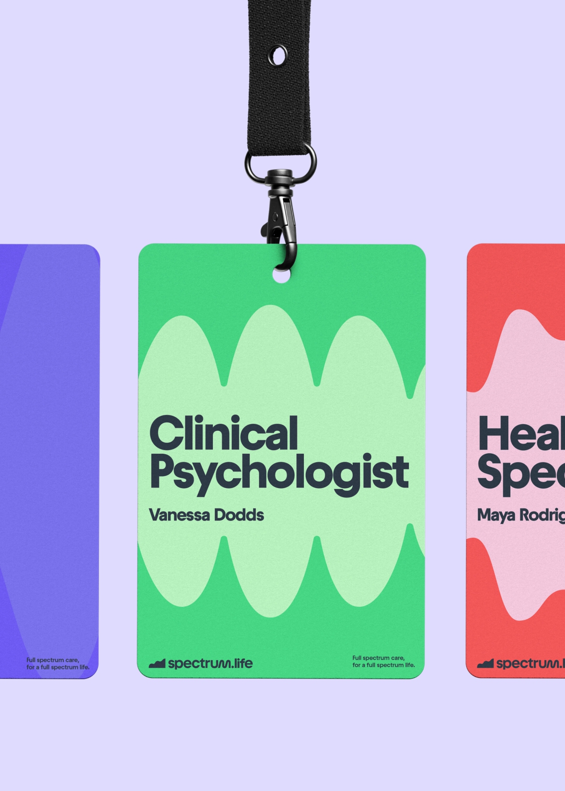 Spectrum branded lanyards